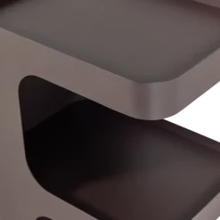 Woood Vire Bijzettafel Metaal Donkerbruin