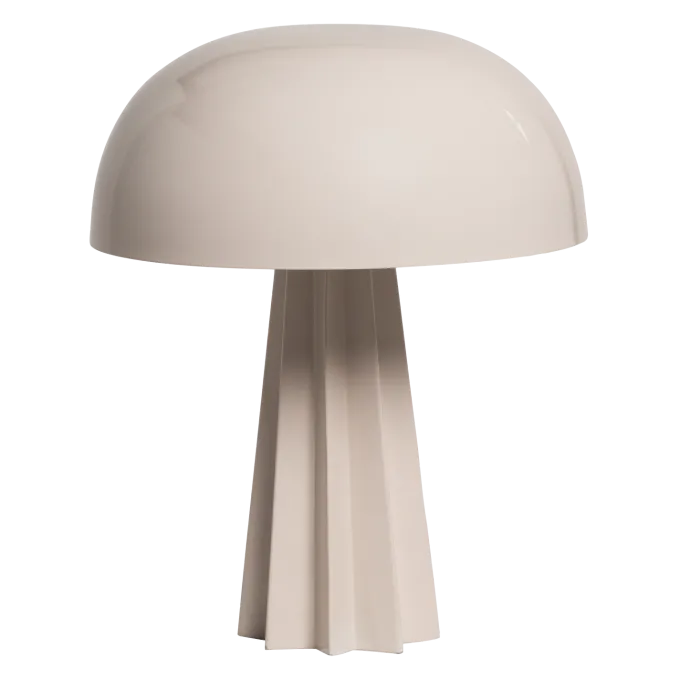 Woood Virel Tafellamp Metaal Hoogglans Lichtgrijs