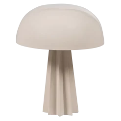 Woood Virel Tafellamp Metaal Hoogglans Lichtgrijs