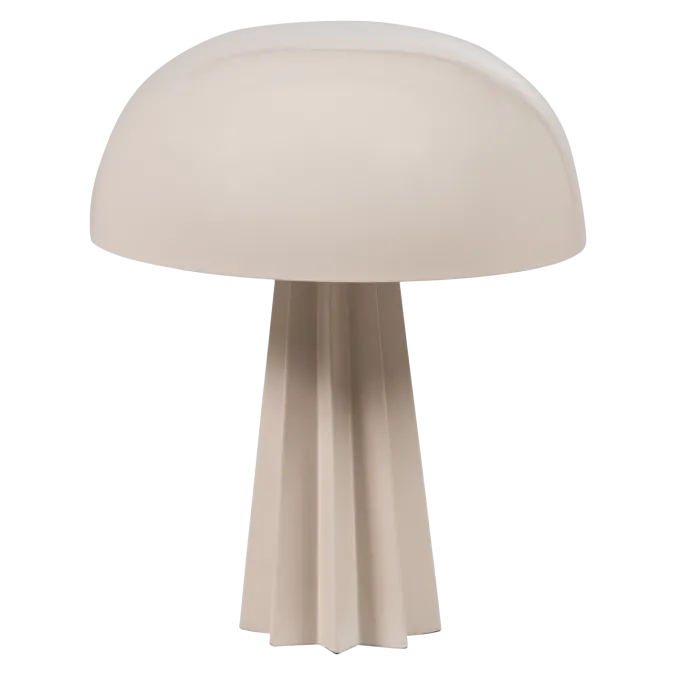 Woood Virel Tafellamp Metaal Hoogglans Lichtgrijs
