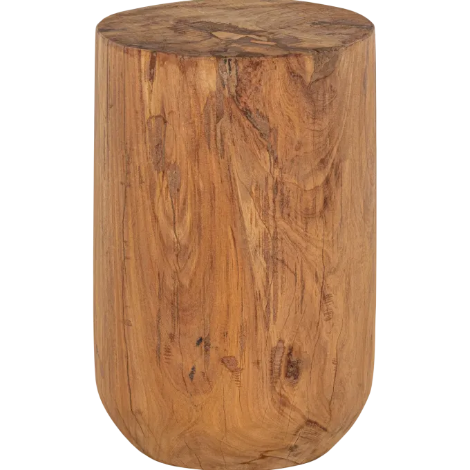 Woood Viri Bijzettafel Hout Naturel