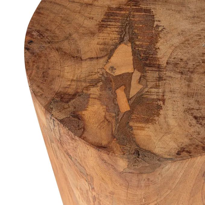 Woood Viri Bijzettafel Hout Naturel