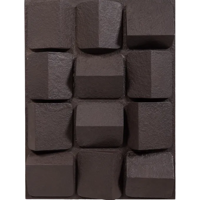 Woood Wanddeco Axis betonlook bruin