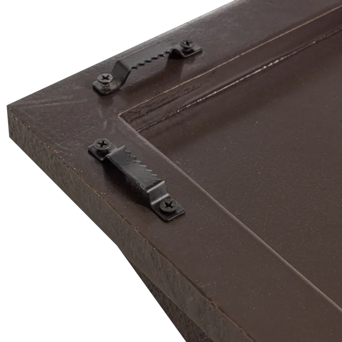 Woood Wanddeco Axis betonlook bruin