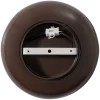Woood Wandlamp Gloomy rond metaal bruin