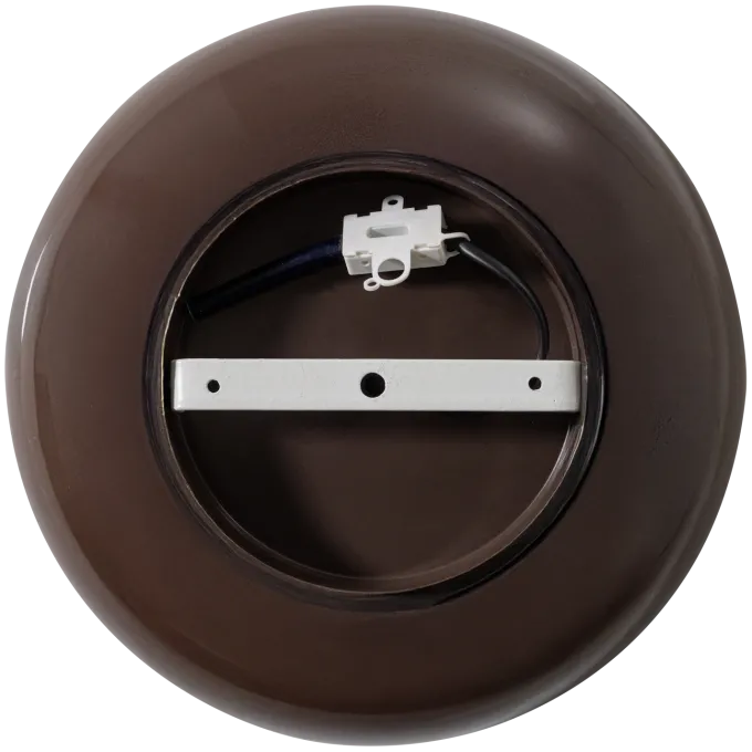 Woood Wandlamp Gloomy rond metaal bruin
