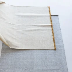 Woood Weavly Vloerkleed 200x300 Cm Wol Bruin/Naturel