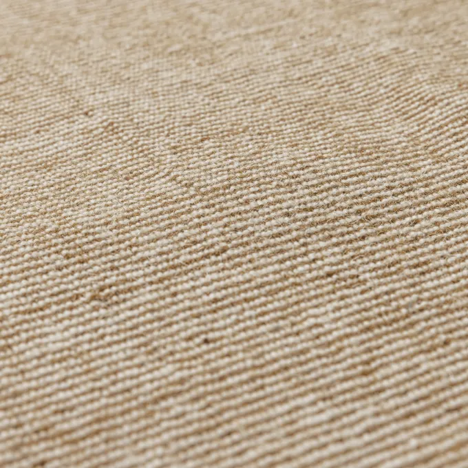 Woood Weavly Vloerkleed 170x240 Cm Wol Lichtbruin/Naturel