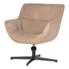 Woood Wibo Draaifauteuil Mat Velvet Zand [fsc]