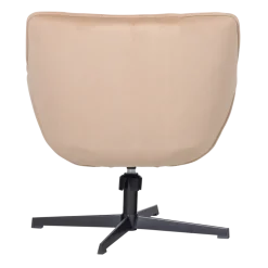 Woood Wibo Draaifauteuil Mat Velvet Zand [fsc]