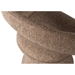 Woood Winter draaibare eetkamerstoel naturel melange