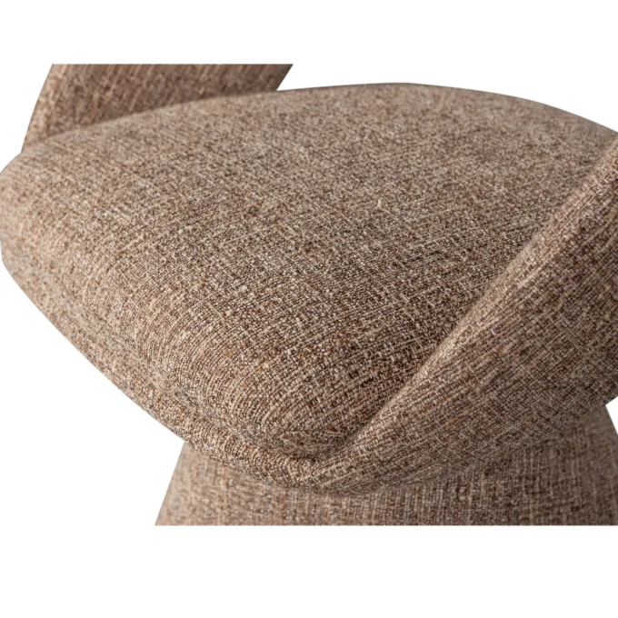 Woood Winter draaibare eetkamerstoel naturel melange