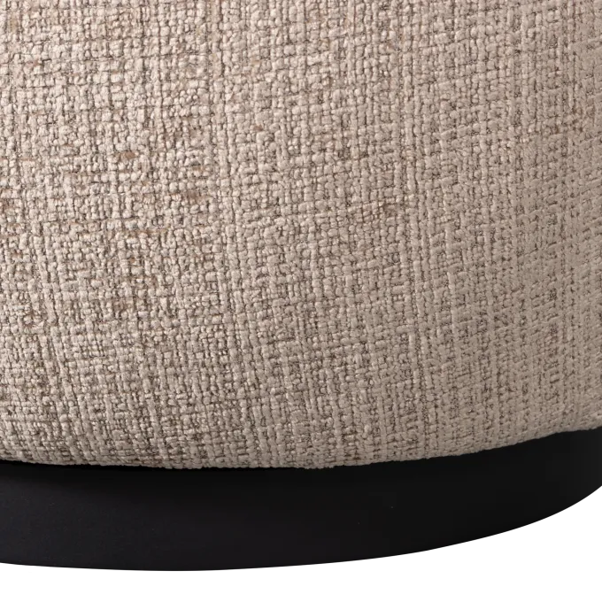 Woood Woolly draaifauteuil chenille zand