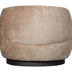 Woood Woolly draaifauteuil chenille zand