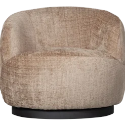 Woood Woolly draaifauteuil chenille zand