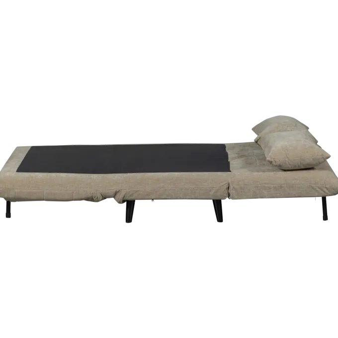 Woood Xem 1-persoons slaapbank velvet naturel